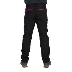 Pantaloni Fox Rage Pro Series Softshell Trousers, Storm Grey & Chilli Red, Medium