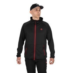 Hanorac Fox Rage Pro Series Technical Hoody, Storm Grey & Chilli Red, Small