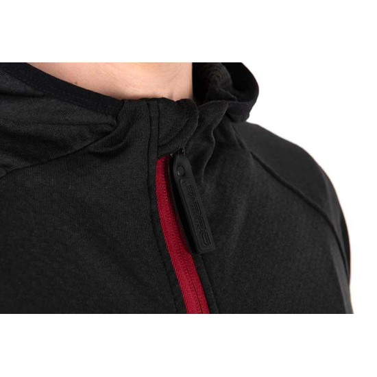 Hanorac Fox Rage Pro Series Technical Hoody, Storm Grey & Chilli Red, Small
