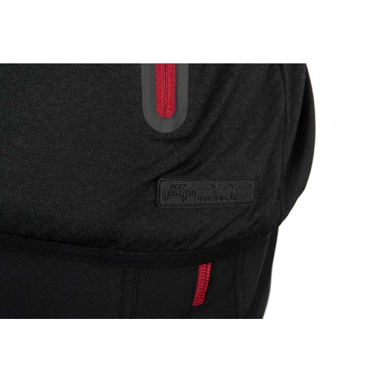 Hanorac Fox Rage Pro Series Technical Hoody, Storm Grey & Chilli Red, Small