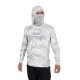 Bluză cu protecție UV Fox Rage UV Hooded Top, Light Camo, X-Large Bluză cu protecție UV Fox Rage UV Hooded Top, Light Camo, X-Large