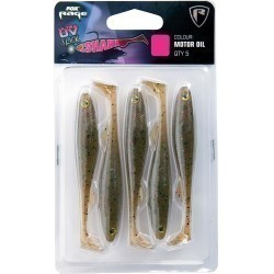 SHAD FOX RAGE SLICK SHAD ULTRA UV MOTOR OIL 7CM 5BUC/PLIC