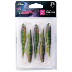 SHAD FOX RAGE SLICK SHAD ULTRA UV STICKLEBACK 11CM 4BUC/PLIC