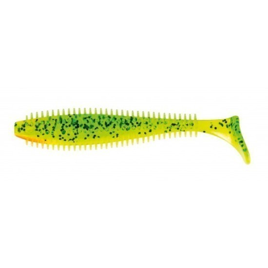 GRUB FOX RAGE SPIKEY SHAD LEMONTIGER 6CM