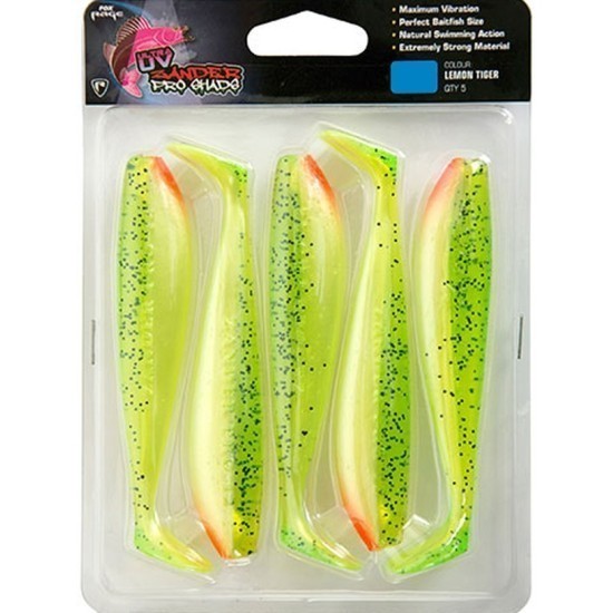 SHAD FOX RAGE ZANDER PRO ULTRA UV LEMONTIGER 7.5CM 5BUC/PLIC