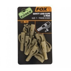 CLIPSURI FOX EDGES LEAD CLIP + T-PEGS NR.7  10BUC/PLIC