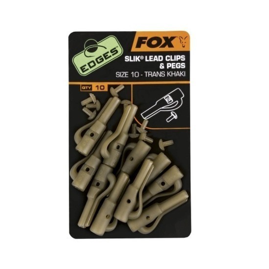 CLIPSURI PLUMB PIERDUT FOX EDGES™ SILK® LEAD CLIP + PEGS NR.10 10BUC/PLIC CLIPSURI PLUMB PIERDUT FOX EDGES™ SILK® LEAD CLIP + PEGS NR.10 10BUC/PLIC