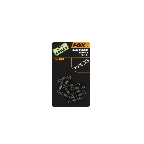 VÂRTEJ FOX EDGES™ KWIK CHANGE SWIVEL NR.10 10BUC/PLIC VÂRTEJ FOX EDGES™ KWIK CHANGE SWIVEL NR.10 10BUC/PLIC