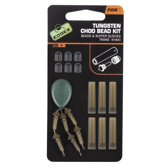 KIT FOX EDGES™ TUNGSTEN CHOD BEAD 3x6BUC/PLIC KIT FOX EDGES™ TUNGSTEN CHOD BEAD 3x6BUC/PLIC