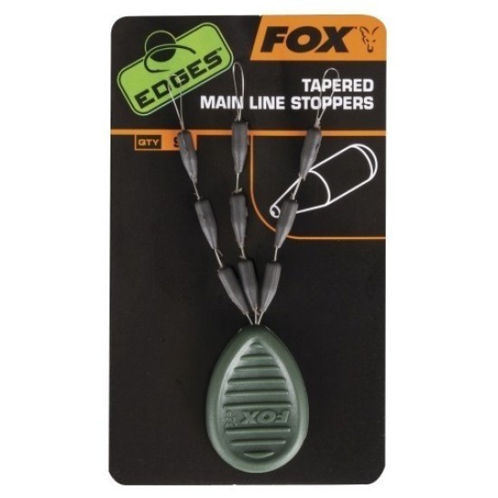 OPRITOARE FOX EDGES™ TAPERED MAIN LINE STOPPERS 9BUC/PLIC OPRITOARE FOX EDGES™ TAPERED MAIN LINE STOPPERS 9BUC/PLIC