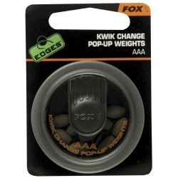 Plumbi Fox Edges Kwik Change Pop Up Weights, #AAA, 0.8g, 10buc/plic