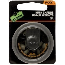 Plumbi Fox Edges Kwik Change Pop Up Weights, #SA, 12g