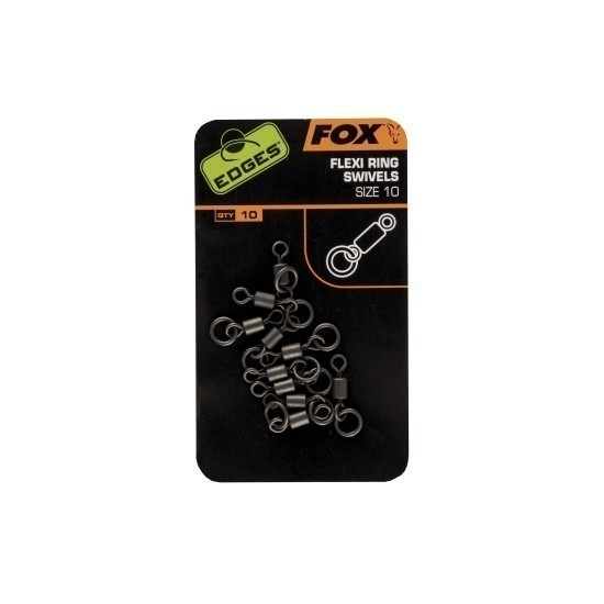 VÂRTEJ FOX EDGES™ FLEXI RING SWIVEL NR.10 10BUC/PLIC VÂRTEJ FOX EDGES™ FLEXI RING SWIVEL NR.10 10BUC/PLIC