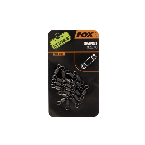 VÂRTEJ FOX EDGES™ SWIVEL NR.10 20BUC/PLIC