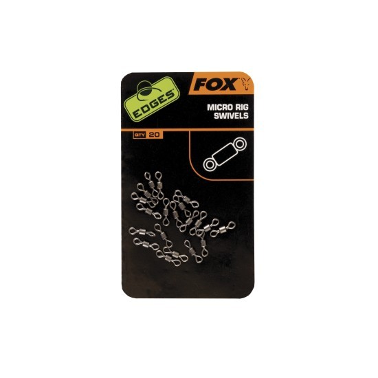 VÂRTEJ FOX EDGES™ MICRO RIG SWIVEL 20BUC/PLIC VÂRTEJ FOX EDGES™ MICRO RIG SWIVEL 20BUC/PLIC