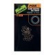 INELE FOX EDGES™ KURO COATED RIG RINGS LARGE 3.7MM 25BUC/PLIC INELE FOX EDGES™ KURO COATED RIG RINGS LARGE 3.7MM 25BUC/PLIC