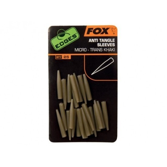 CONURI FOX EDGES™ ANTI TANGLE SLEEVES MICRO, 25BUC/PLIC CONURI FOX EDGES™ ANTI TANGLE SLEEVES MICRO, 25BUC/PLIC
