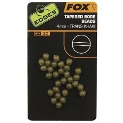 BILUȚE ANTIȘOC FOX EDGES TAPERED BORE BEADS 4MM 30BUC/PLIC