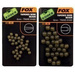 BILUȚE ANTIȘOC FOX EDGES TAPERED BORE BEADS 6MM 30BUC/PLIC