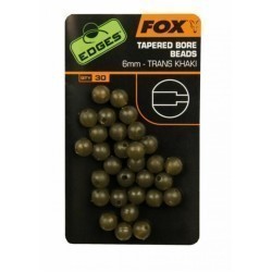 BILUȚE ANTIȘOC FOX EDGES TAPERED BORE BEADS 6MM 30BUC/PLIC