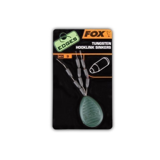 OPRITOARE TUNGSTEN FOX EDGES™ TUNGSTEN HOOKLINK SINKERS 9BUC/PLIC