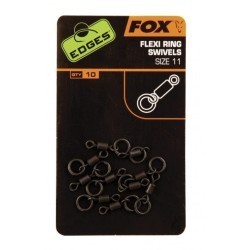 VÂRTEJ FOX EDGES FLEXI RING SWIVEL NR.11 10BUC/PLIC