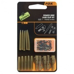 KIT MONTURI FOX EDGES POWER GRIP LEAD CLIP NR.7 5X5BUC/PLIC