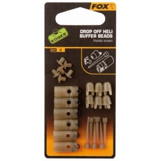 KIT MONTURĂ FOX EDGES DROP OFF HELI BUFFER BEADS 4X6BUC