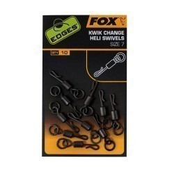 AGRAFĂ RAPIDĂ FOX EDGES KWIK CHANGE HELI SWIVELS NR.7 10BUC/PLIC