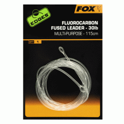 MONTURĂ FOX EDGES  FLUOROCARBON FUSED LEADERS 30LB 115CM