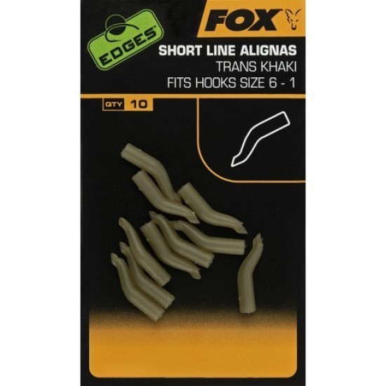 LINE ALIGNER FOX EDGES™ SHORT LINE ALIGNAS TRANS KHAKI NR.6-1 10BUC/PLIC