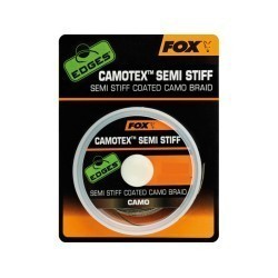 FIR TEXTIL CĂMĂȘUIT FOX EDGES CAMOTEX SEMI STIFF COATED 20LB 20M 