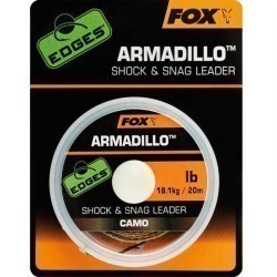 FIR TEXTIL FOX EDGES ARMADILLO SHOCK AND SNAG LEADER 50LB  CAMO  20M