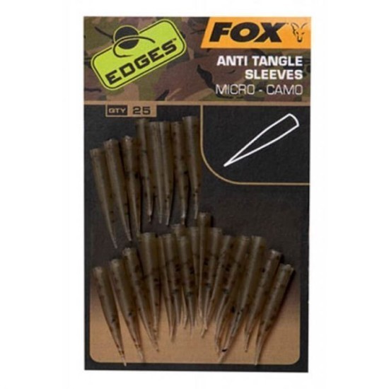 MANȘON FOX EDGES™ CAMO ANTI TANGLE SLEEVES MICRO 25BUC/PLIC