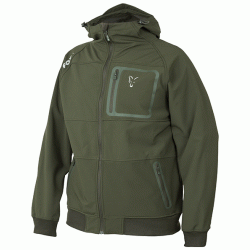 JACHETĂ SOFTSHELL FOX COLLECTION SHELL HOODIE GREEN-SILVER  MĂRIME 2X-LARGE