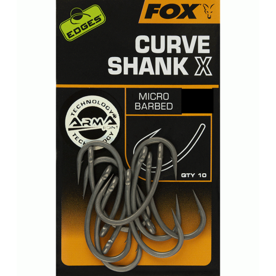 CÂRLIGE FOX EDGES™ ARMAPOINT CURVE SHANK X NR.2 10BUC/PLIC