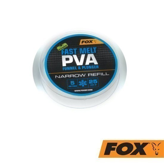 REZERVĂ PLASĂ SOLUBILĂ FOX EDGES™ REFILL SPOOL FAST MELT 5M Ø25MM