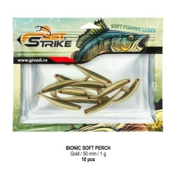 Shad Fast Strike Bionic Soft Perch, Gold Natural Perch 004, 5cm/1g, 10buc/blister