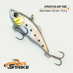 Vobler Fast Strike Atraktus ASP Vibe, Silver Black 003, 6.2cm/10.4g