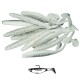 Shad Fast Strike Huky Kuky, White Phantom, 11.5cm/4.3g, 10buc/plic