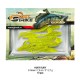 Shad Fast Strike Huky Kuky, G Green, 7.5cm/2.7g, 10buc/plic