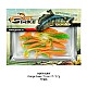 Shad Fast Strike Huky Kuky, Orange Green, 7.5cm/2.7g, 10buc/plic