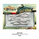 Shad Fast Strike Huky Kuky, White Phantom, 7.5cm/2.7g, 10buc/plic