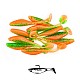Shad Fast Strike Huky Kuky, Orange Green, 7.5cm/2.7g, 10buc/plic