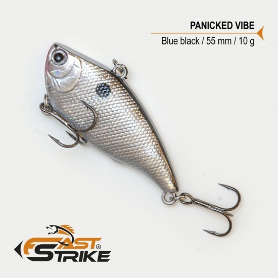 Vobler Fast Strike Panicked Vibe, Blue Black E, 5.5cm/10g Vobler Fast Strike Panicked Vibe, Blue Black E, 5.5cm/10g