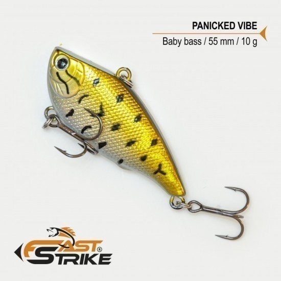 Vobler Fast Strike Panicked Vibe, Baby Bass G, 5.5cm/10g Vobler Fast Strike Panicked Vibe, Baby Bass G, 5.5cm/10g