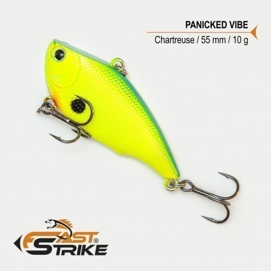 Vobler Fast Strike Panicked Vibe, Chartreuse A, 5.5cm/10g Vobler Fast Strike Panicked Vibe, Chartreuse A, 5.5cm/10g
