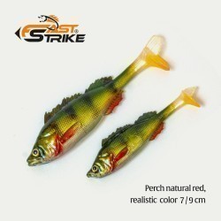 Shad Fast Strike Perch Shad, Perch Natural Red, 7cm/3.5g, 1buc/plic