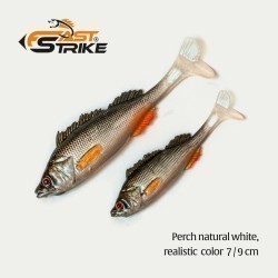 Shad Fast Strike Perch Shad, Perch Natural White, 7cm/3.5g, 1buc/plic