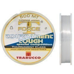 Fir monofilament Trabucco Tournament Tough, Transparent, 0.35mm/16.85kg/500m